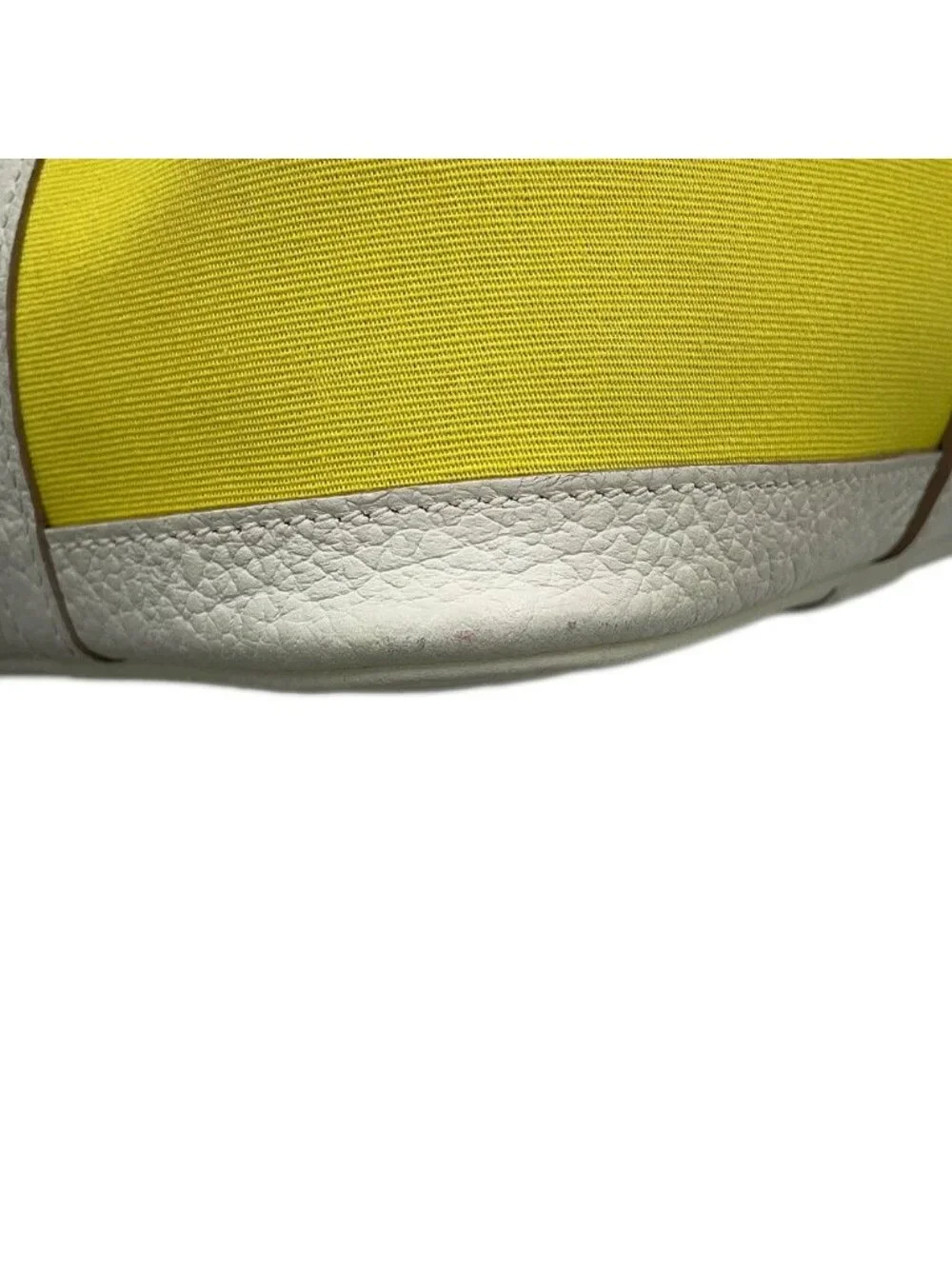 Hermes Tote Bag Garden Party TPM Lime Cles Silver Toile Officier Country